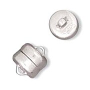 Cierre magnético 6 mm Plata 925 x1