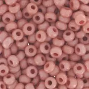 Cuentas de Rocalla Preciosa 11/0 de 2 mm - Rosa claro opaco x 20 g