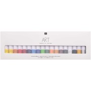 Surtido de 18 pinturas acrílics de 12 ml - Art par Rico Design - colores básicos|raw }}