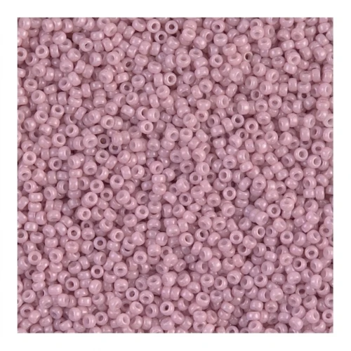 Rocalla Miyuki 15/0 599 - Opaque Antique Rose Luster