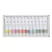 Surtido de 12 pinturas acrílicas de 12 ml - Art par Rico Design - Pastel