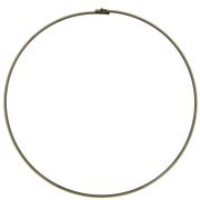 Gargantilla de torsión rígida plana 3,5 mm - níquel negro x13,5 cm|raw }}