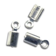 Terminal redondo 2 mm Plata 925 x10