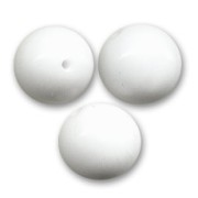 Cuentas redondas 10 mm Opaque White x10|raw }}