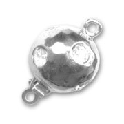 Cierre Strass PureCrystal en Rhodié 10 mm|raw }}