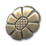 Flores CCB 18x16 mm Color bronce x 1