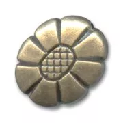 Flores CCB 18x16 mm Color bronce x 1