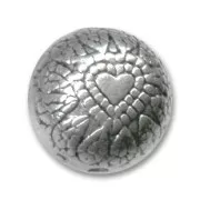 Redonda plana CCB 14 mm Plateado antiguo x 1