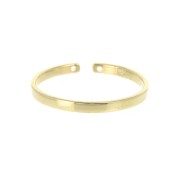 Anillo fina anilla con 2 agujeros a decorar talla 58 chapado de Oro 3 micras x1|raw }}