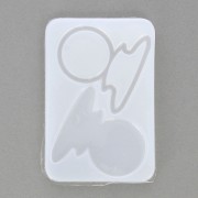 Molde de silicono shaker hecho en 2 partes - forma globo - resina