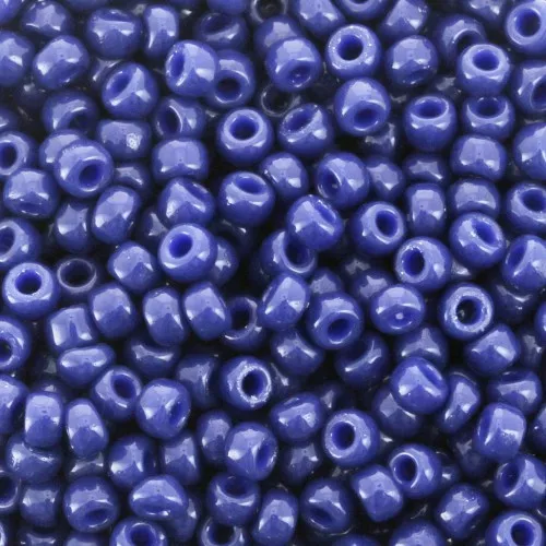 Rocalla Miyuki Duracoat 8/0 4493 - Opaque Dyed Navy Blue x8g