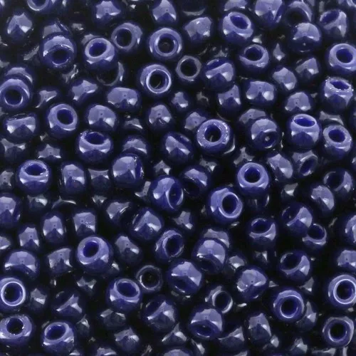 Rocalla Miyuki Duracoat 8/0 4494- Opaque Dyed Indigo Navy Blue x8g