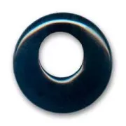 Colgante redondo 30 mm Black Agate