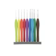 Surtido de 9 ganchos Clover - Amor - para lana y hilo entre 2 y 6 mm  x1