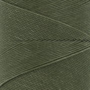Bobina de hilo encerado Linhasita para micro macramé 0,75 mm - Verde militar (90) x228m