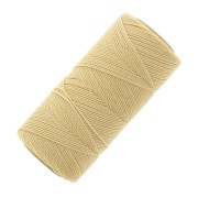 Bobina de hilo encerado Linhasita para micro macramé 1 mm - Amarillo paja (1046) x168m|raw }}