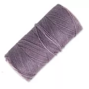 Bobina de hilo encerado Linhasita para micro macramé 0,75 mm - Malva (232) x228m