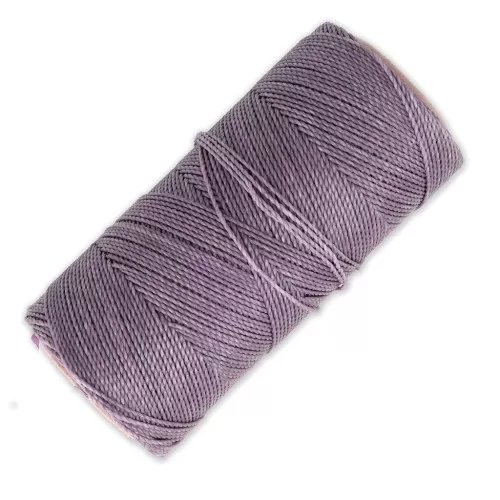 Bobina de hilo encerado Linhasita para micro macramé 0,75 mm - Malva (232) x228m
