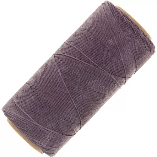 Bobina de hilo encerado Linhasita para micro macramé 0,5 mm - Malva (232) x335m