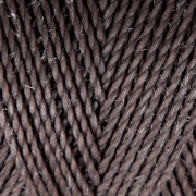 Bobina de hilo encerado Linhasita para micro macramé 0,5 mm - Castaño (207) x335m