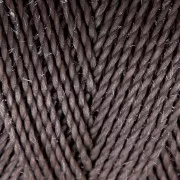Bobina de hilo encerado Linhasita para micro macramé 0,5 mm - Castaño (207) x335m
