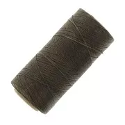 Bobina de hilo encerado Linhasita para micro macramé 0,5 mm - Caqui oscuro (844) x335m