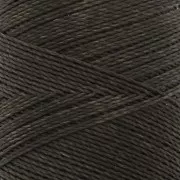 Bobina de hilo encerado Linhasita para micro macramé 0,5 mm - Caqui oscuro (844) x335m