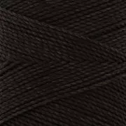 Bobina de hilo encerado Linhasita para micro macramé 0,5 mm - Marrón oscuro (205) x335m