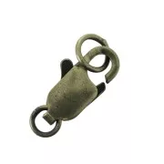 Cierre de langosta con anillas cerradas 12 mm bronce x1