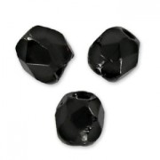 Facetadas 2.5 mm Jet  x50