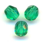 Facetadas 2 mm Emerald x50
