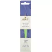 Gancho de acier con mango egornómico DMC - 0.75 mm - Verde x1