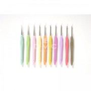 Gancho de acier con mango egornómico DMC - 1.75 mm - Naranja x1