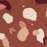 Tela Viscosa - Atelier Brunette - Granito Chestnut x10cm