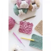 Gancho de acier con mango egornómico DMC - 2 mm - Amarillo x1