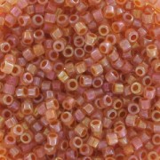 Miyuki Delica 11/0 DB1733 - Opal AB Lined Dark Peach