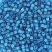 Miyuki Delica 11/0 DB1783 - Capri Blue AB Lined White