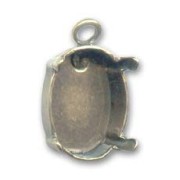 Engaste colgante PureCrystal 4120 14x10 mm bronce|raw }}