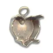 Engaste colgante PureCrystal 4800 11x10 mm bronce