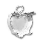 Engaste colgante PureCrystal 4800 11x10 mm plateado