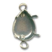 Engaste separador PureCrystal 4320 14x10 mm bronce