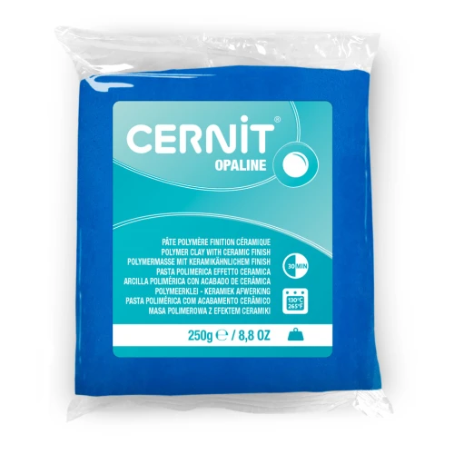 Pasta arcilla polimérica Cernit Opaline 250 gr Azul Color primario 261