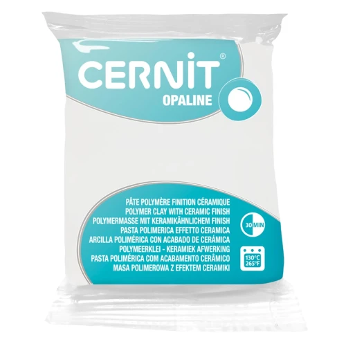 Pasta arcilla polimérica Cernit Opaline 56 gr Blanco 010