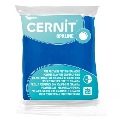 Pasta arcilla polimérica Cernit Opaline 56 gr Azul Color primario 261