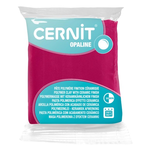 Pasta arcilla polimérica Cernit Opaline 56 gr Magenta 460