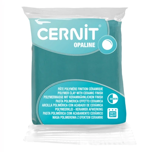 Pasta arcilla polimérica Cernit Opaline 56 gr Verde Celadon 637