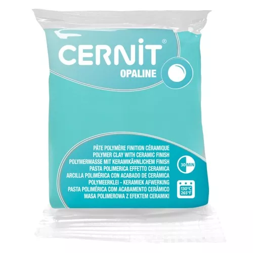 Pasta arcilla polimérica Cernit Opaline 56 gr Verde Menthe 640