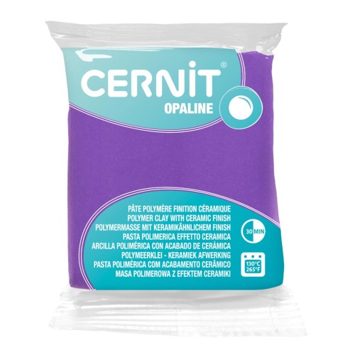 Pasta arcilla polimérica Cernit Opaline 56 gr Morado 900