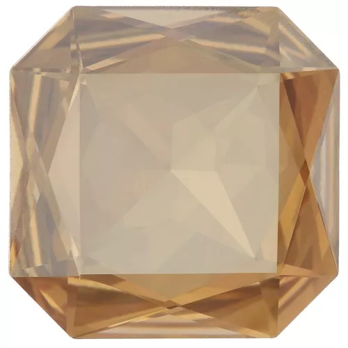 Cabuchón PureCrystal 4675 cuadrado 23 mm Crystal Golden Shadow