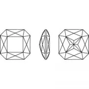 Cabuchón PureCrystal 4675 cuadrado 23 mm Crystal Golden Shadow